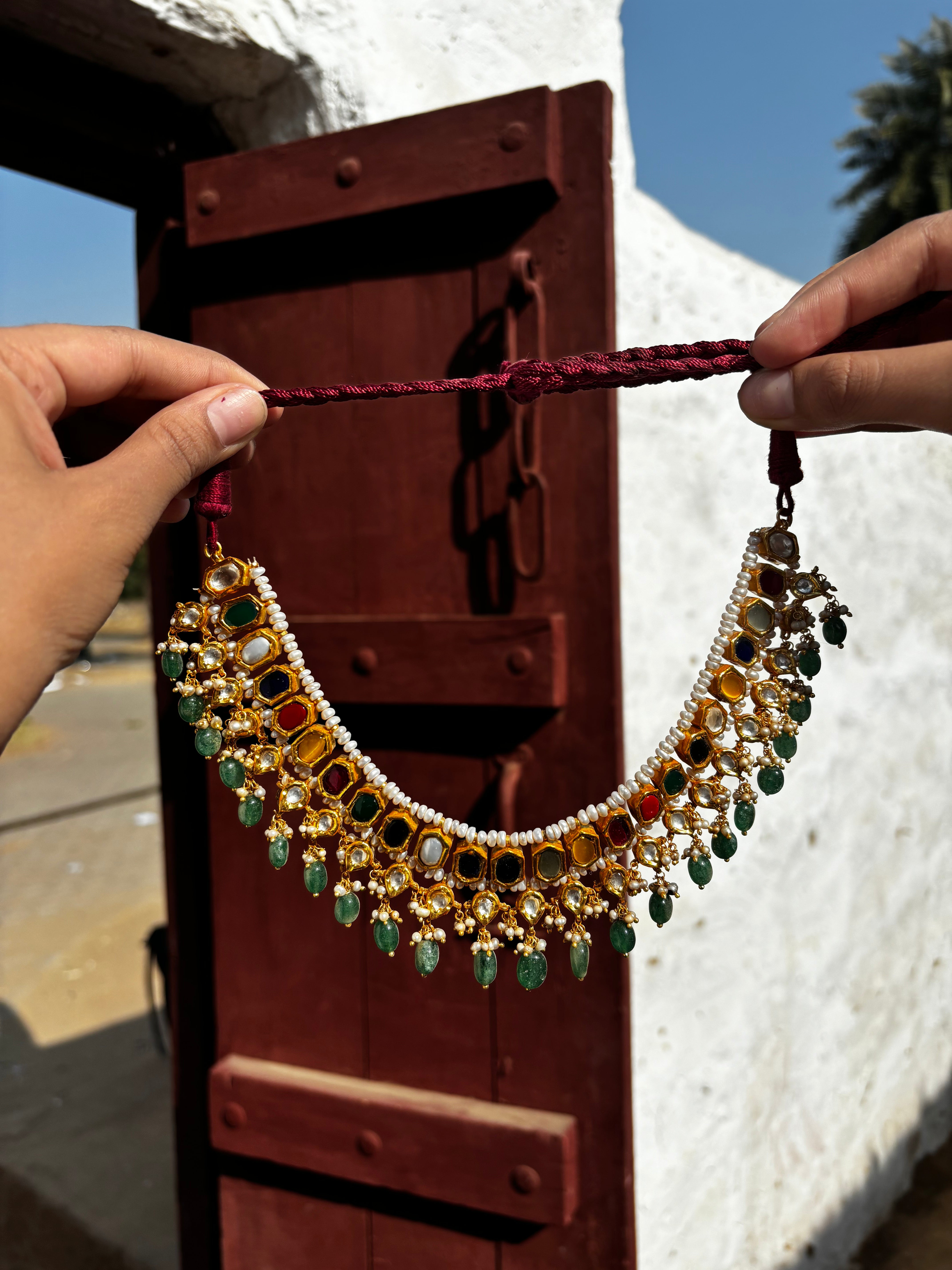 Naavi Necklace & Earring set